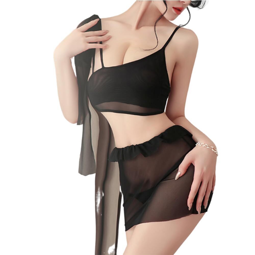 3904 Cosplay Swimsuit Bikini Japanese Anime Beach Swimsuit Lingerie black4